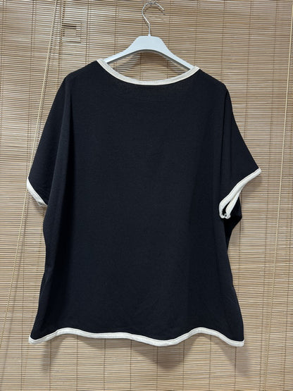 T-shirt étoile noir