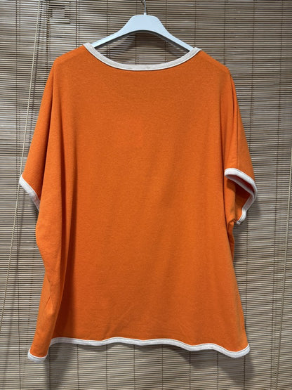 T-shirt étoile orange