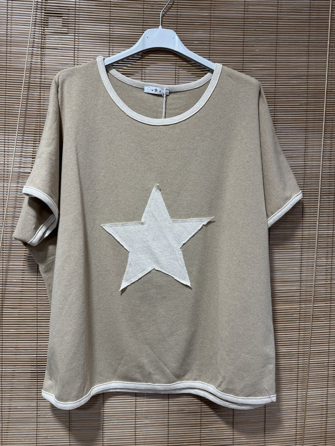 T-shirt étoile sable