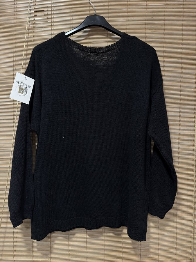 Pull fin Arbre de Vie noir