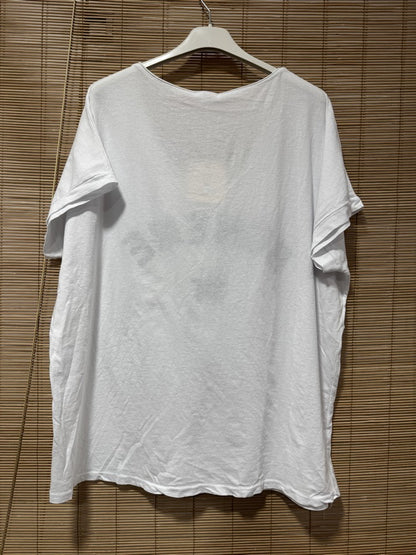 T-shirt blanc BOHEME beige