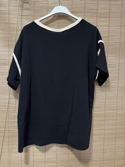 T-shirt l'Amor é Bello noir