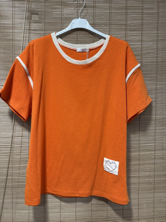 T-shirt l'Amor é Bello orange
