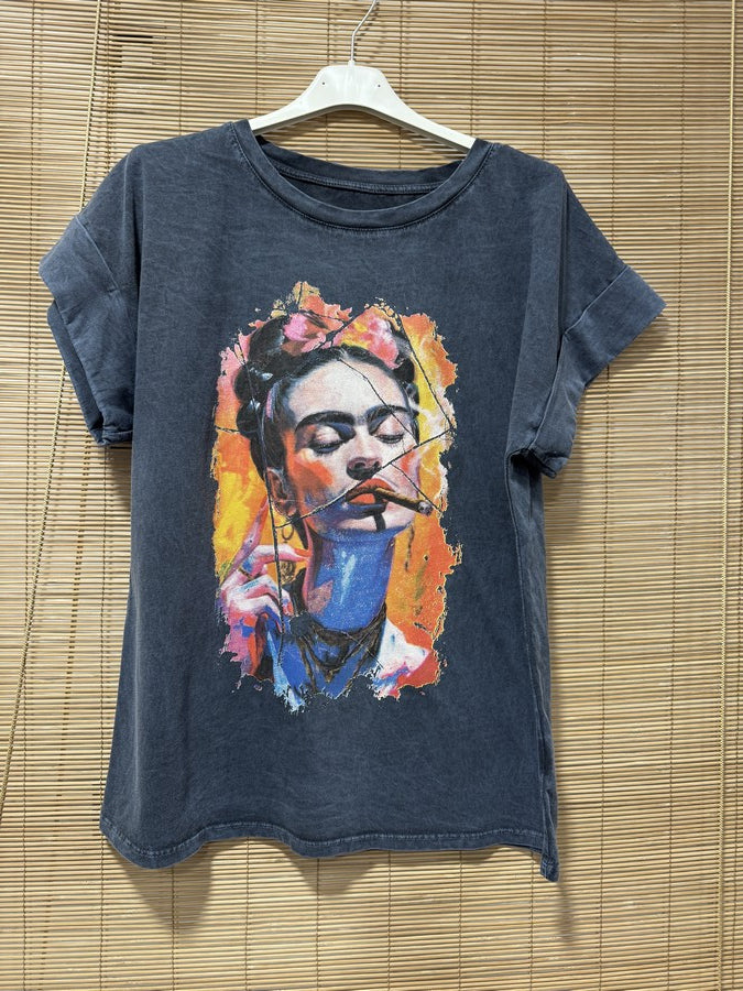 T-shirt anthracite FRIDA 10