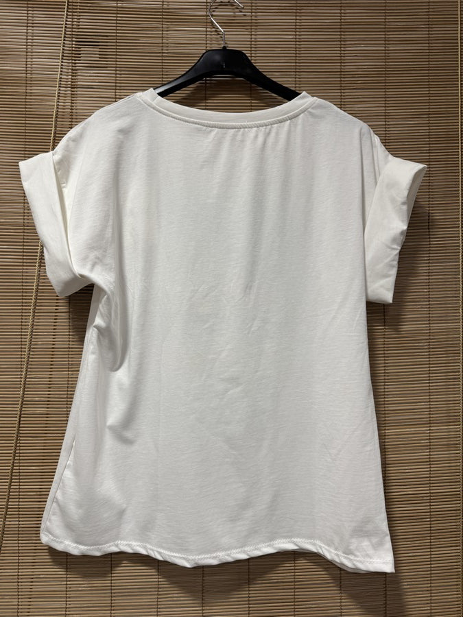 T-shirt blanc COTE D'AZUR