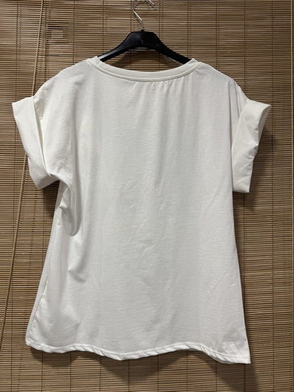 T-shirt blanc COTE D'AZUR