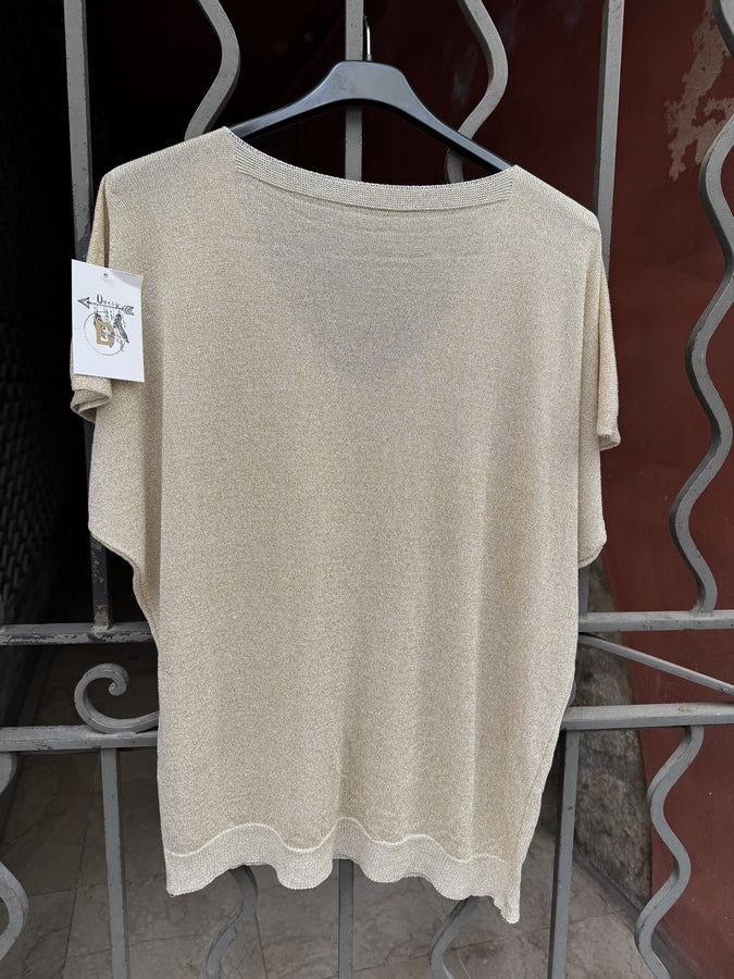 Pull lurex St Tropez doré