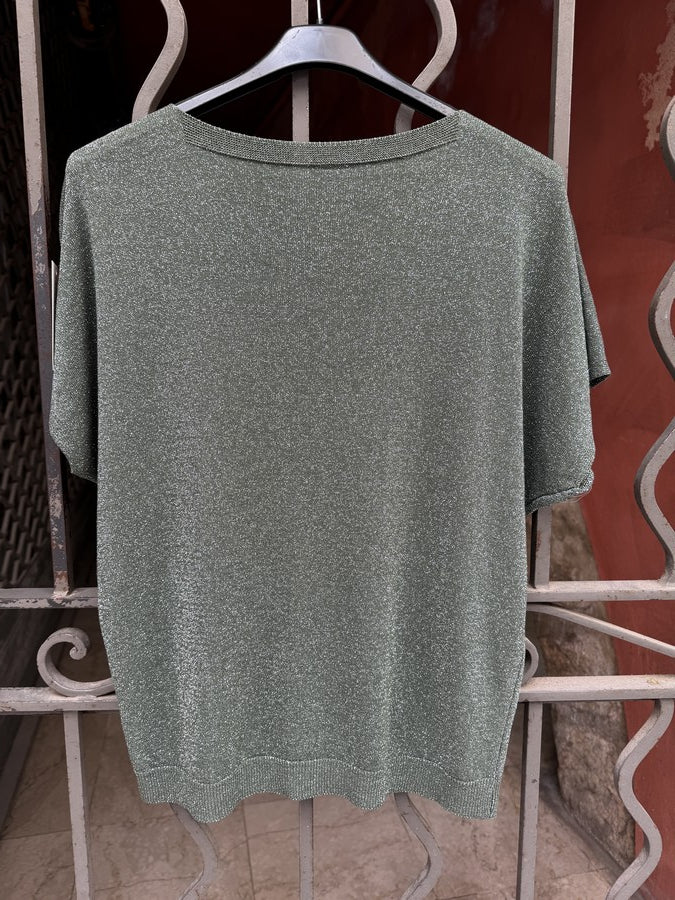 Pull lurex St Tropez kaki