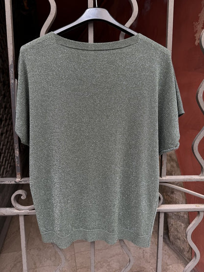Pull lurex St Tropez kaki