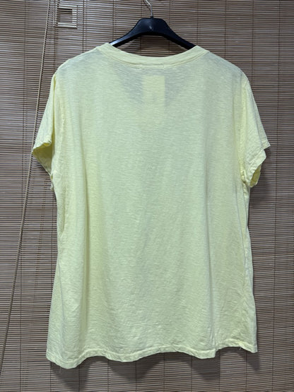 T-shirt La Vita é Bella jaune