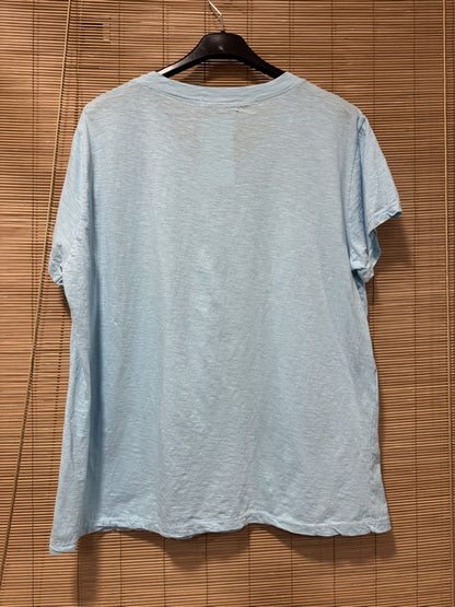 T-shirt La Vita é Bella bleu ciel