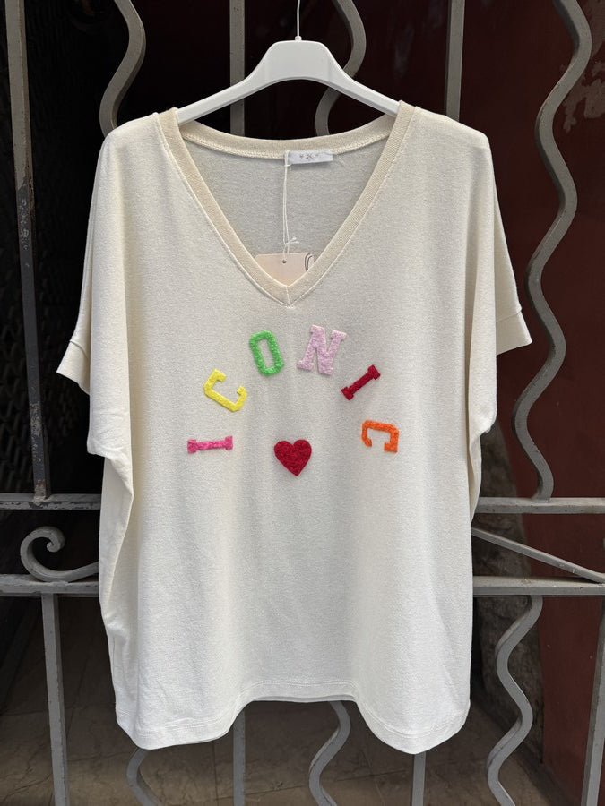 T-shirt ICONIC offwhite