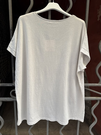 GRANDE TAILLE - T-shirt Le Soleil dans le Cœur sable