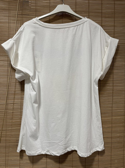 T-shirt blanc MARSEILLE Sardines