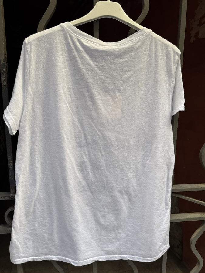 T-shirt Le soleil dans le Coeur bleu jean