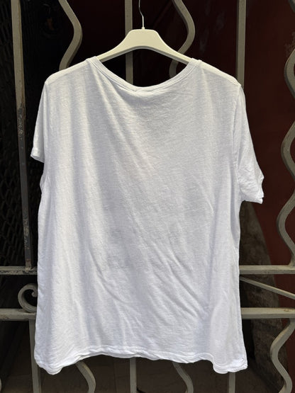 T-shirt Le soleil dans le Coeur bleu marine