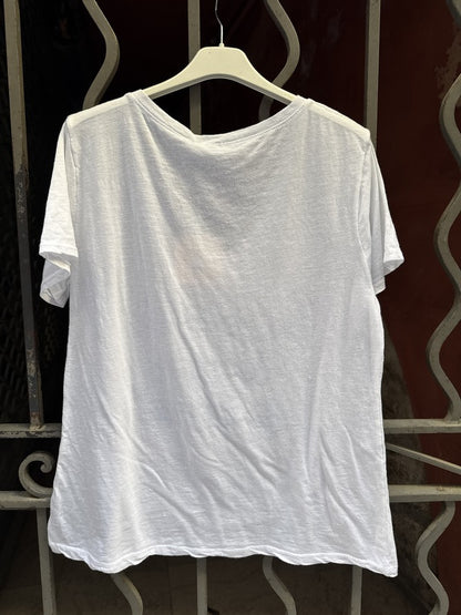 T-shirt Le soleil dans le Coeur bleu ciel