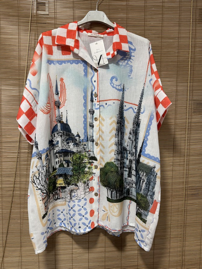 Chemise fantaisie sagrada