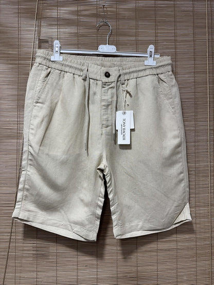 Short en lin KACEY beige
