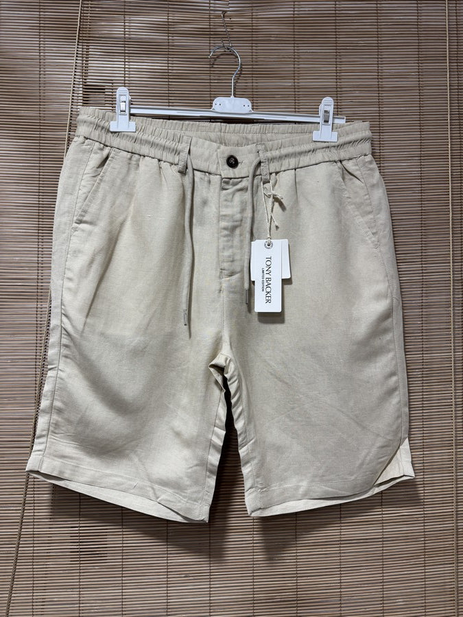 Short en lin KACEY beige