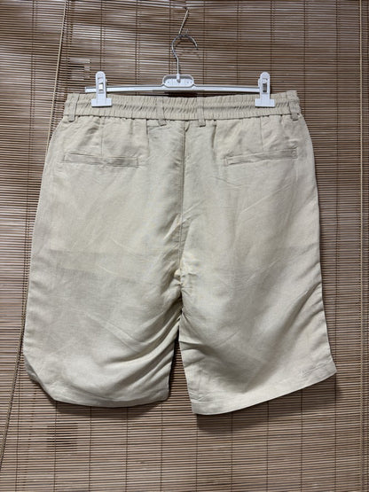 Short en lin KACEY beige