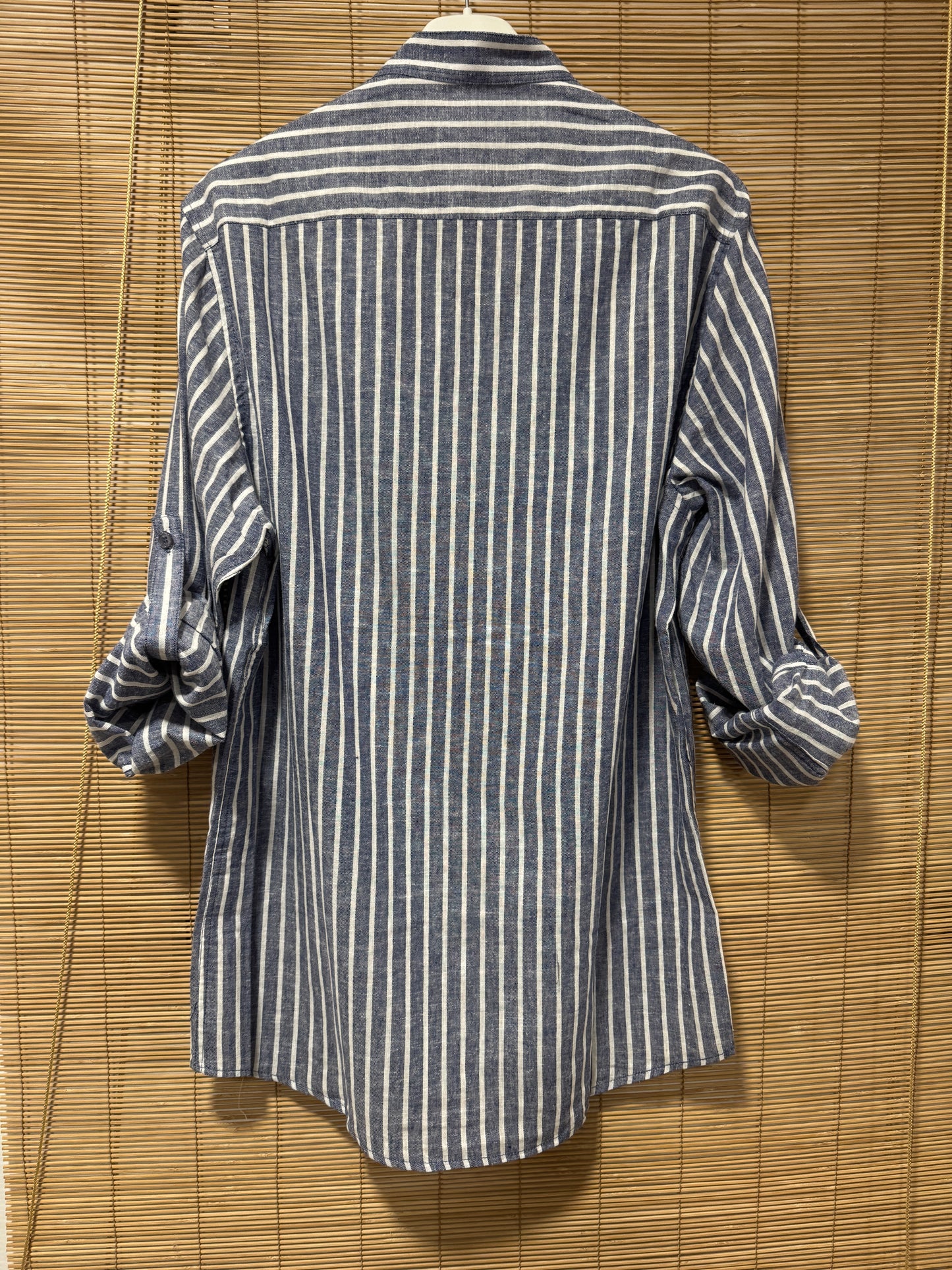 Chemise rayée RANCH bleu marine