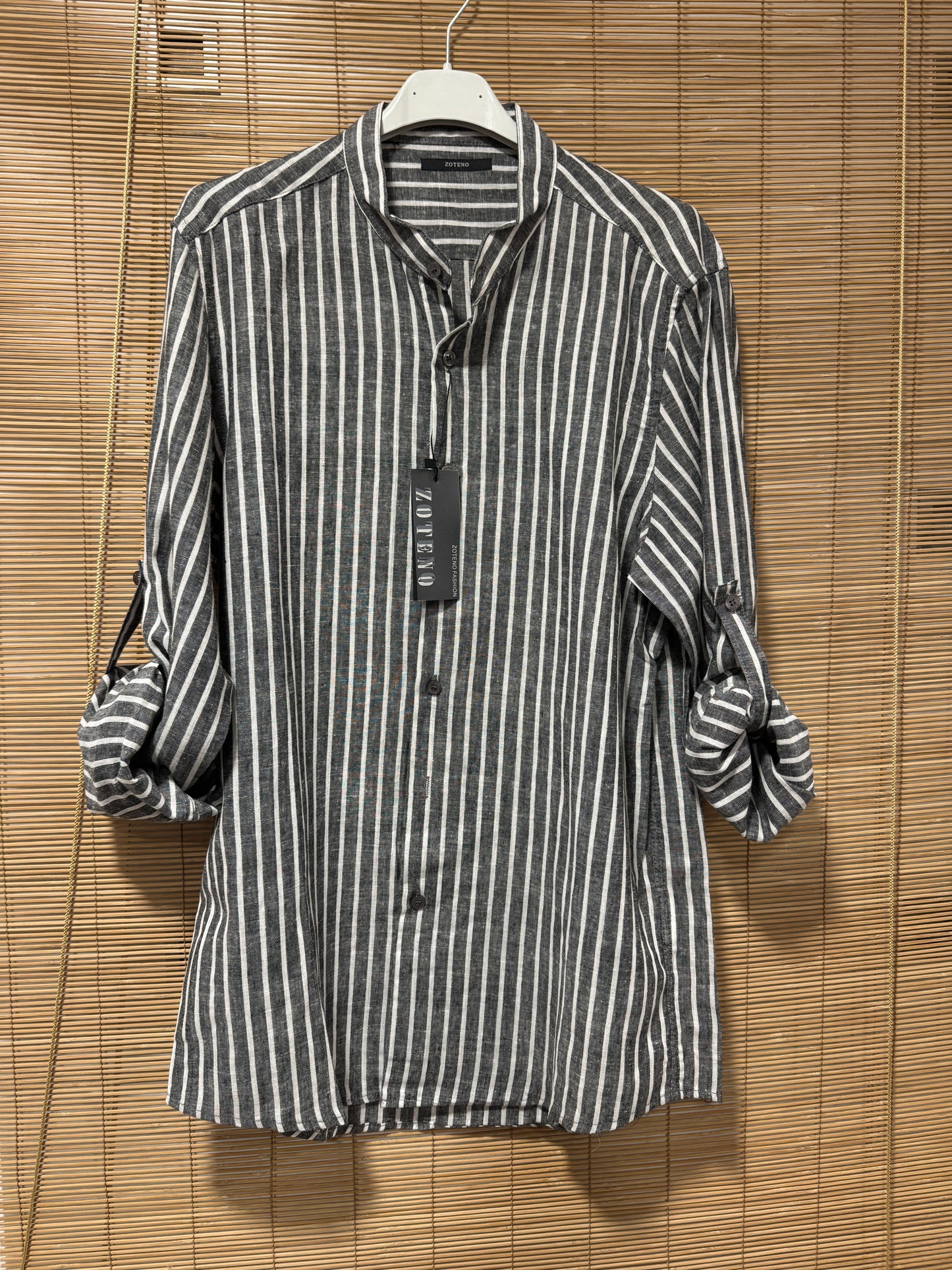 Chemise rayée RANCH anthracite