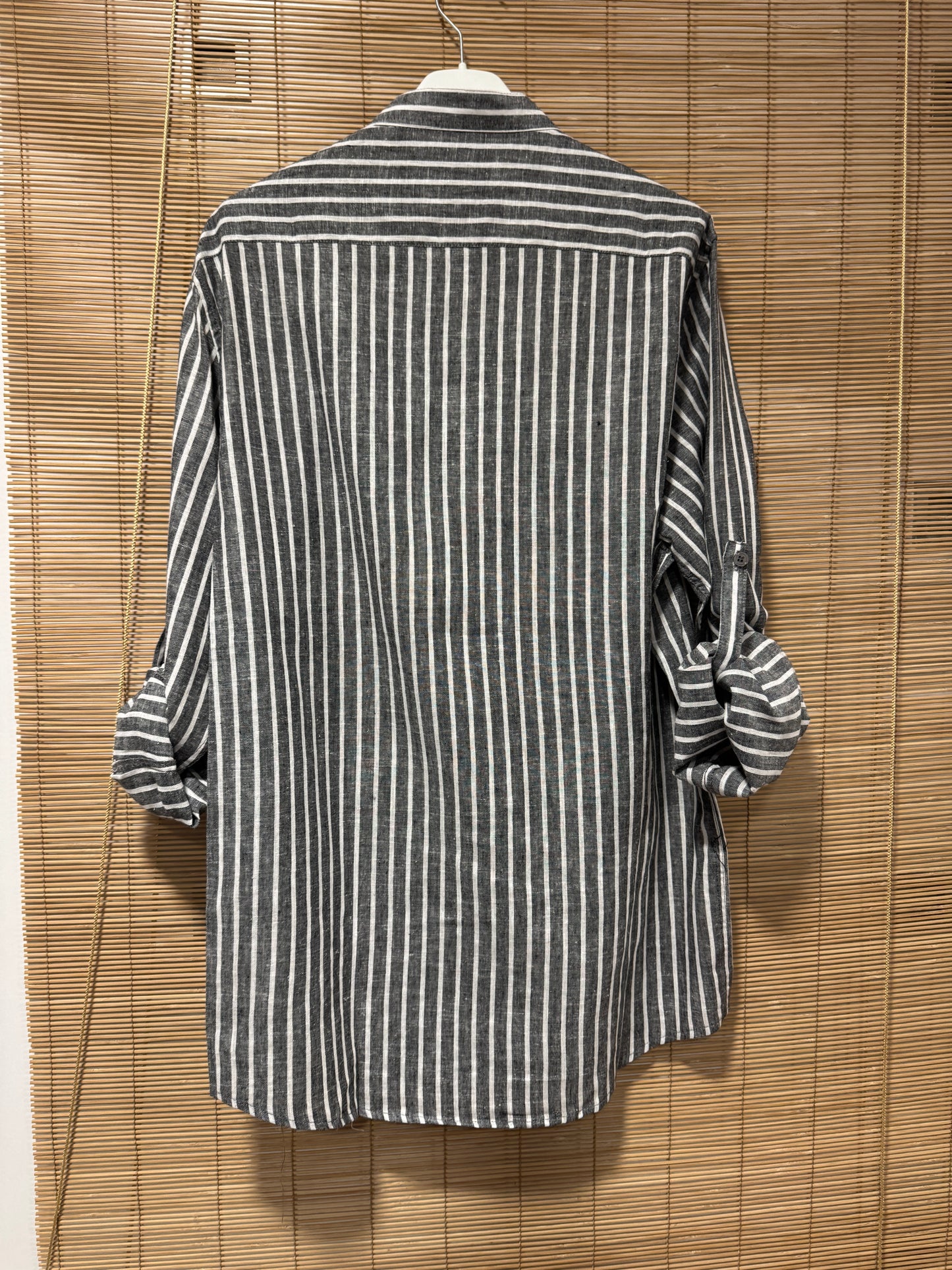 Chemise rayée RANCH anthracite