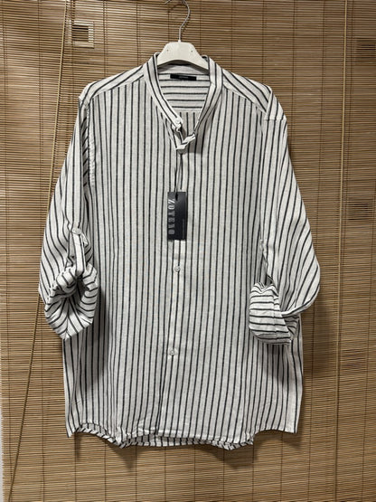 Chemise rayée RANCH blanche