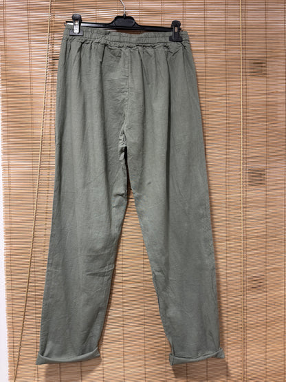 Pantalon en lin REEP kaki