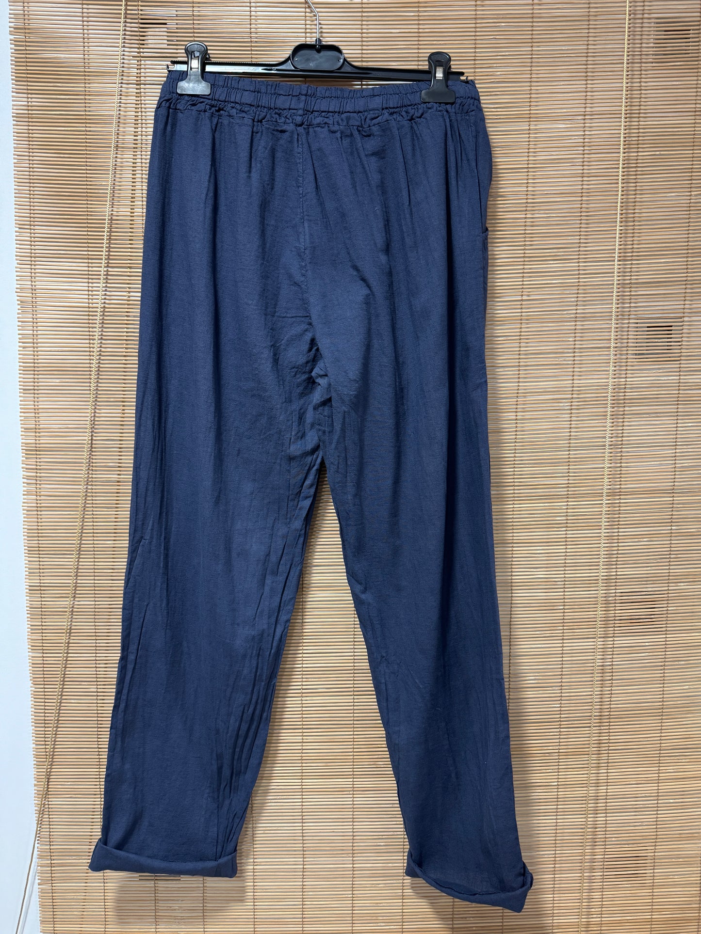Pantalon en lin REEP bleu marine