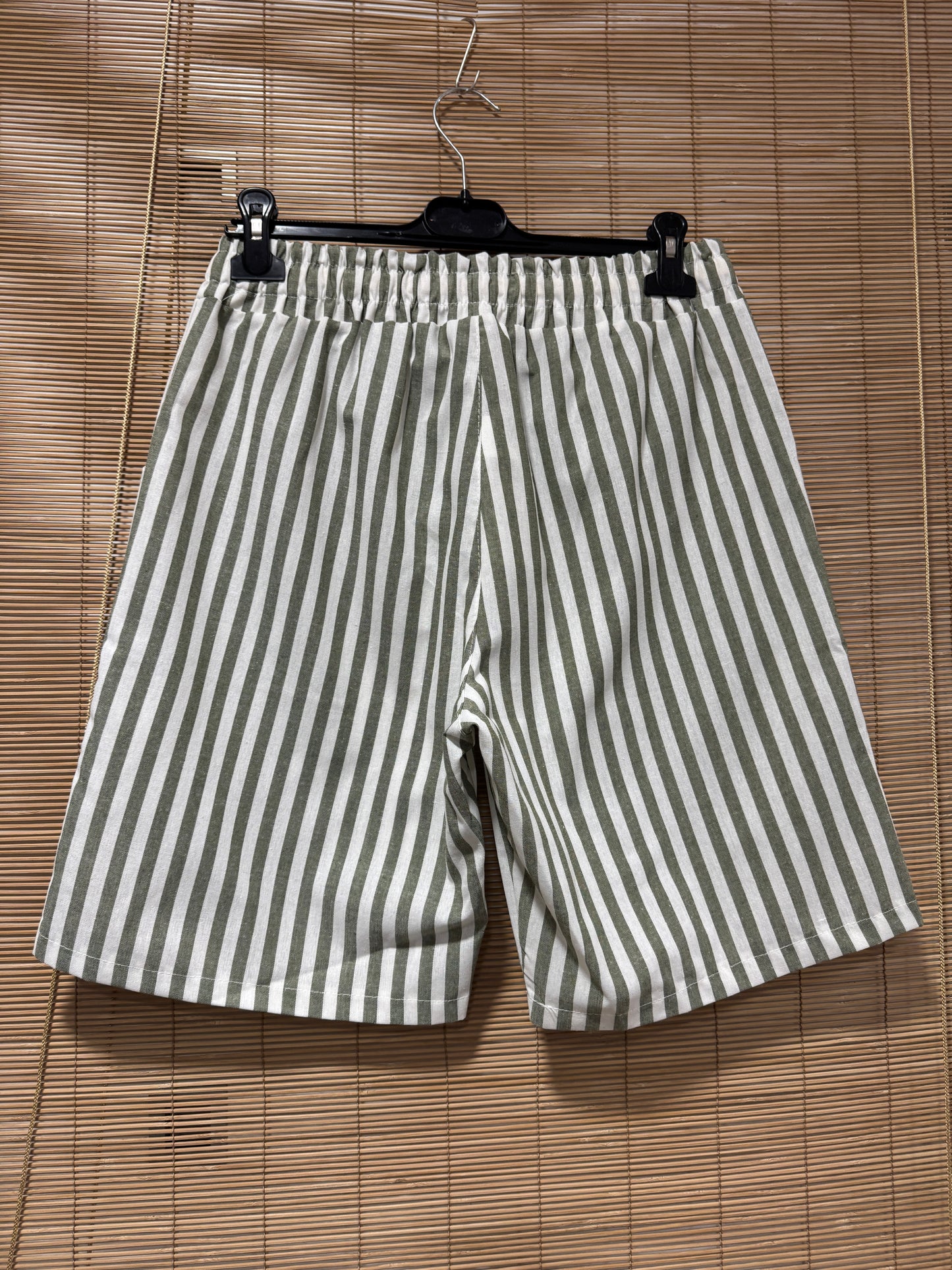 Short rayé POLO kaki