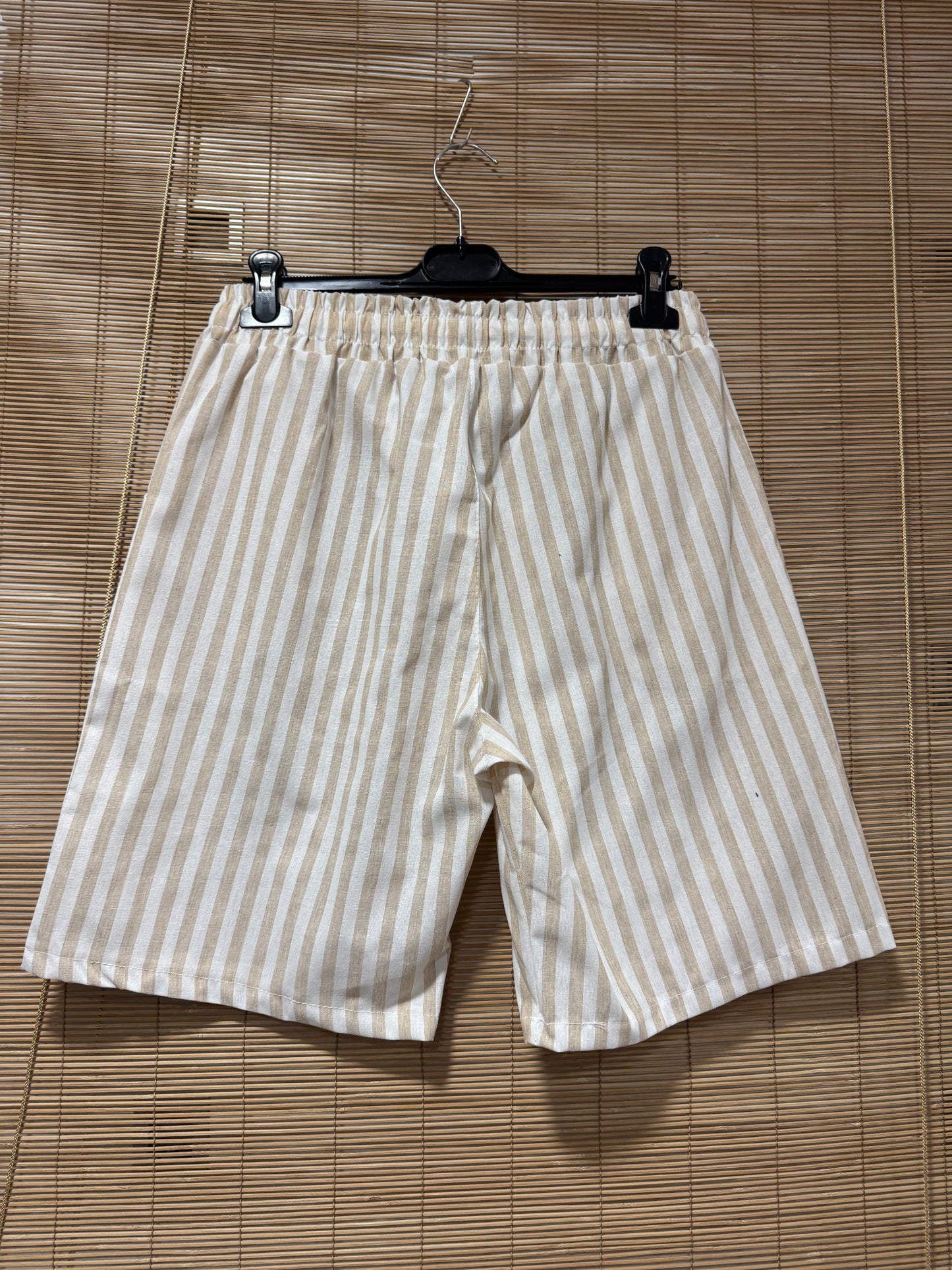 Short rayé POLO beige