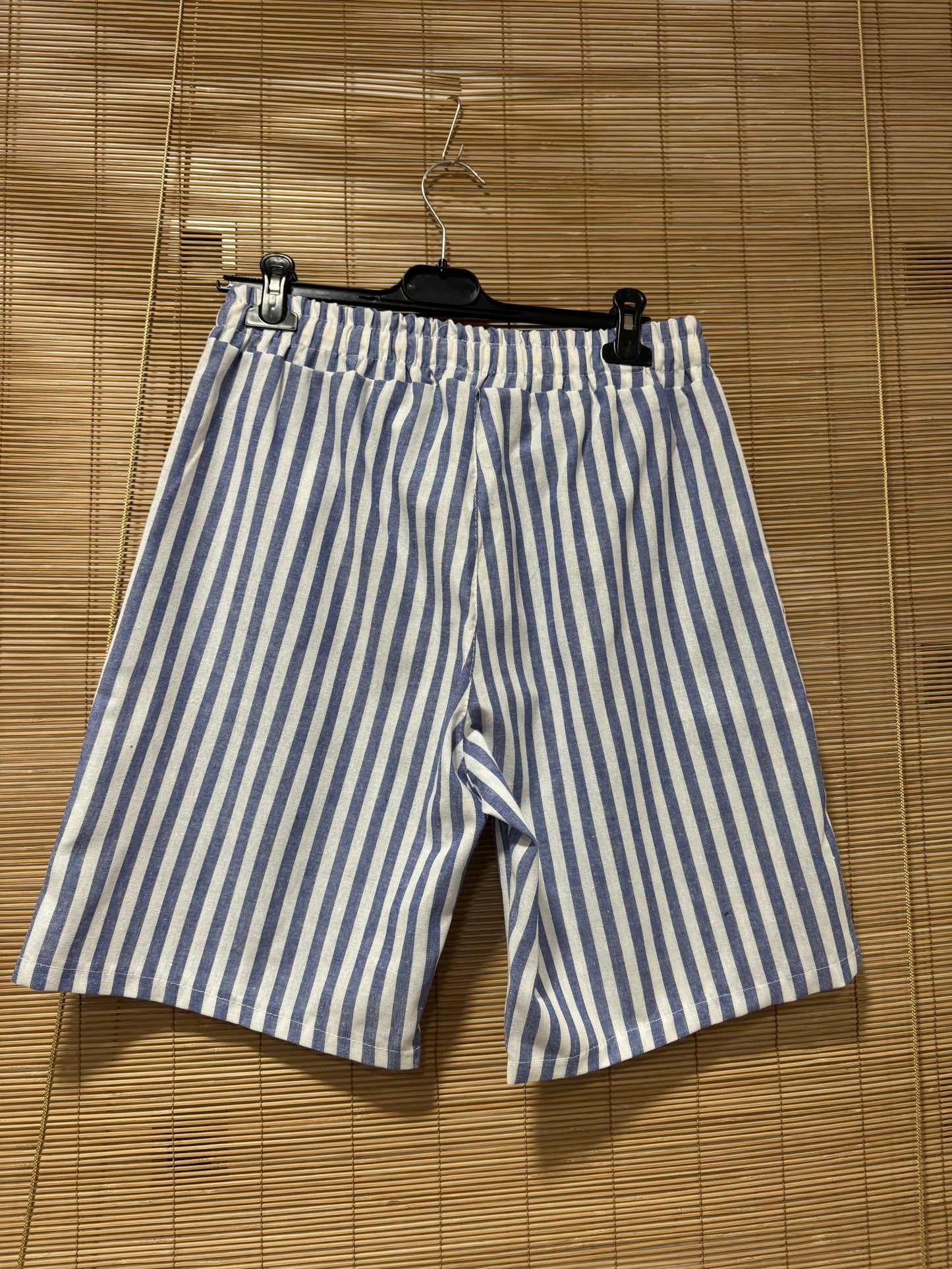 Short rayé POLO bleu