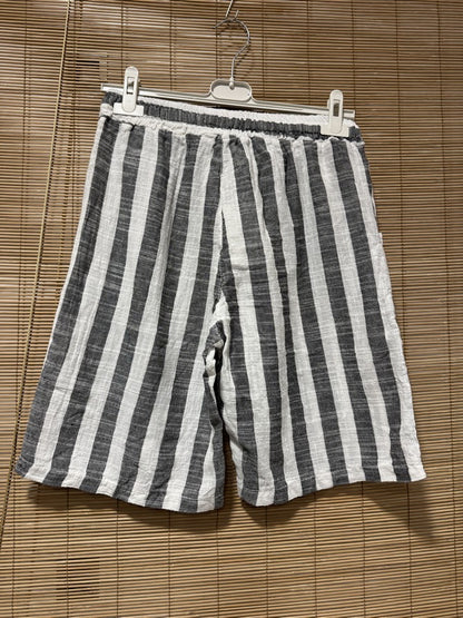 Short gaze de coton LIVANI anthracite