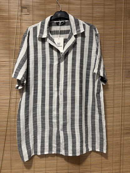 Chemise LIVANI rayée anthracite