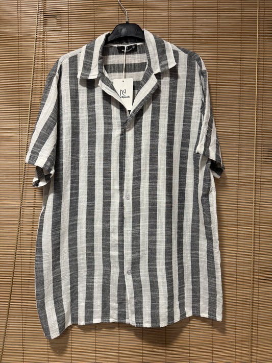 Chemise LIVANI rayée anthracite