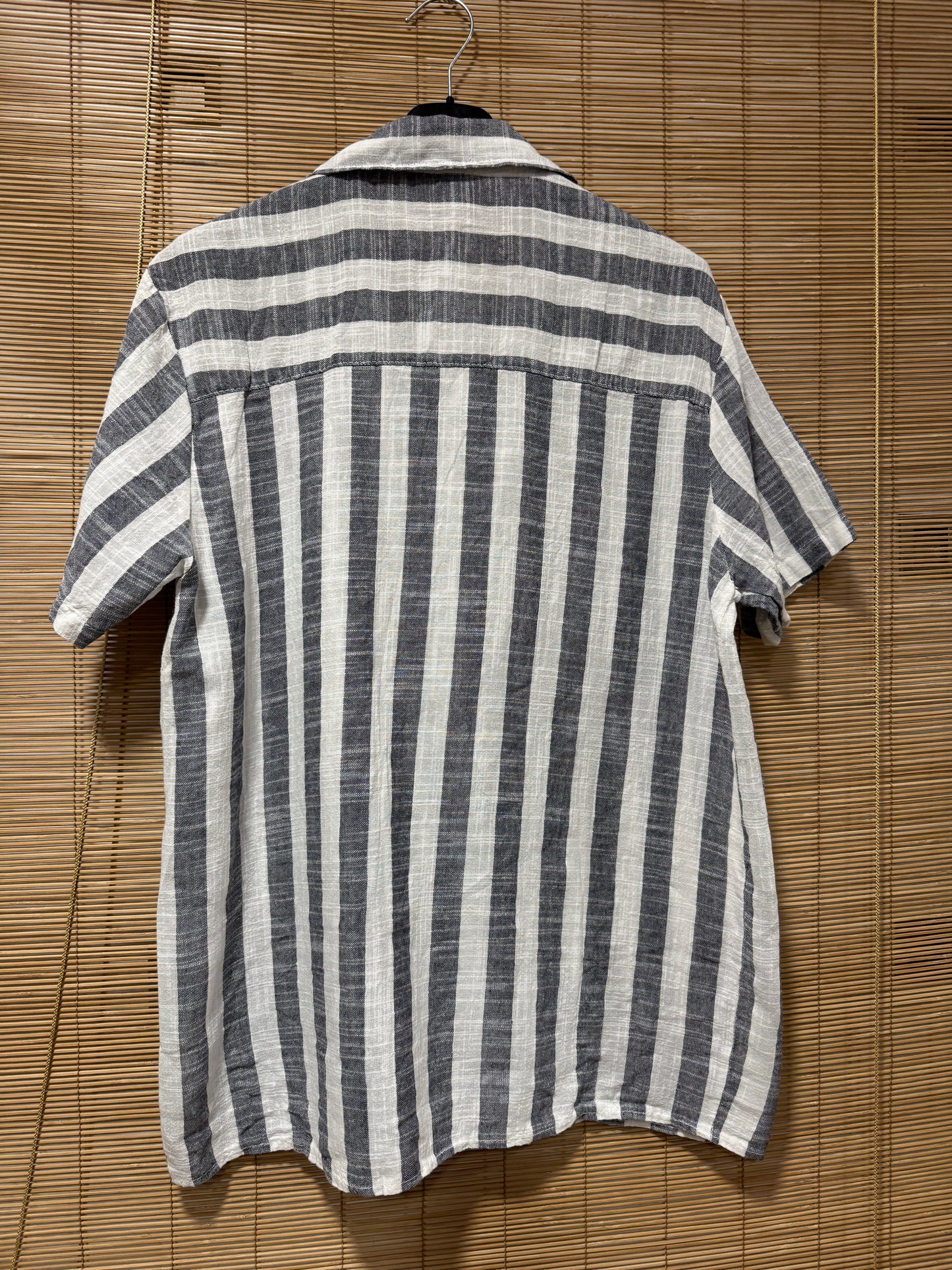 Chemise LIVANI rayée bleu marine