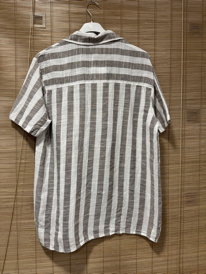 Chemise LIVANI rayée beige