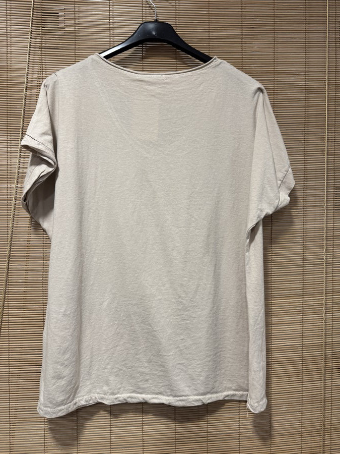 T-shirt St Tropez sable