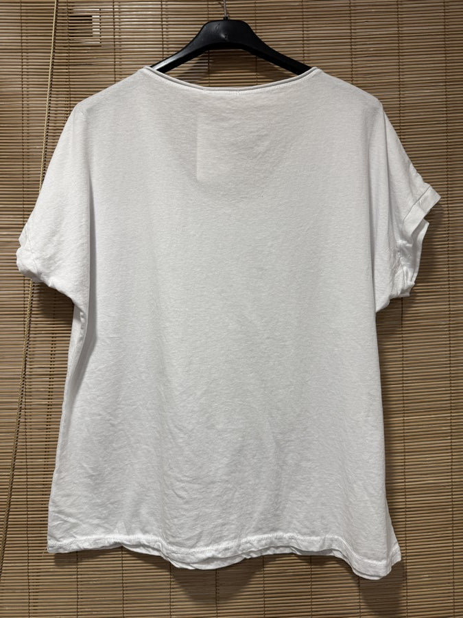 T-shirt St Tropez blanc