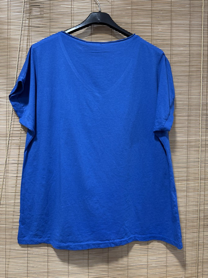 T-shirt St Tropez bleu roi