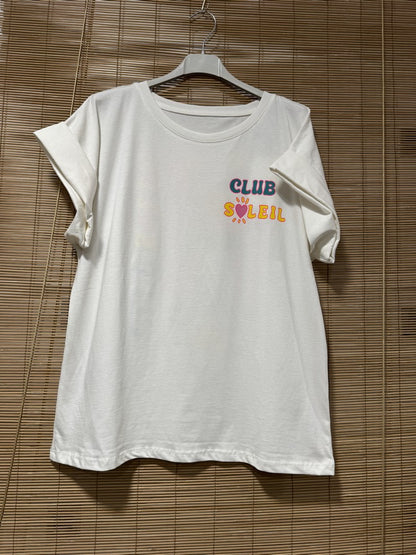 T-shirt anthracite Club Soleil