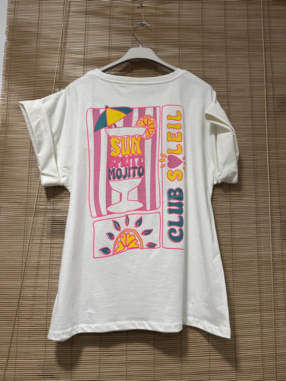 T-shirt anthracite Club Soleil