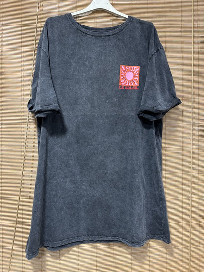 Robe T-shirt Anthracite Le Soleil rouge