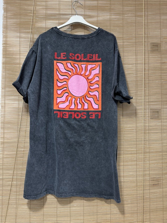 Robe T-shirt Anthracite Le Soleil rouge