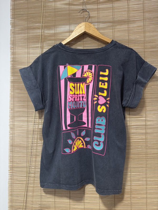 T-shirt anthracite Club Soleil