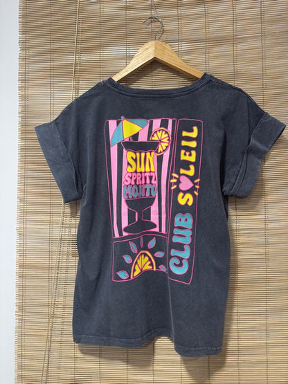 T-shirt anthracite Club Soleil