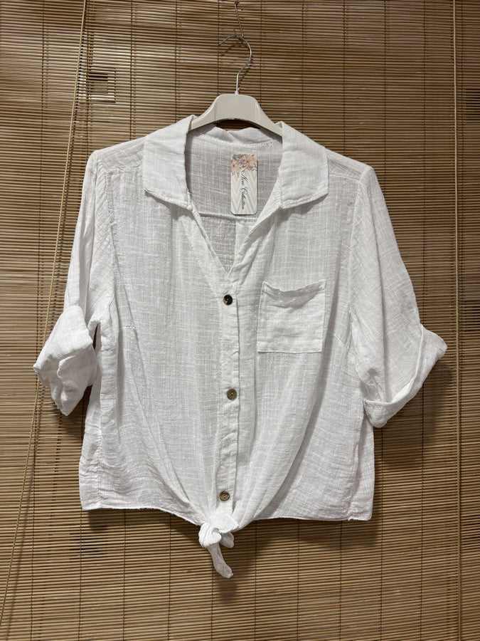Chemise coton blanc