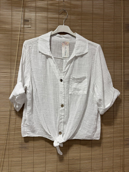 Chemise coton blanc